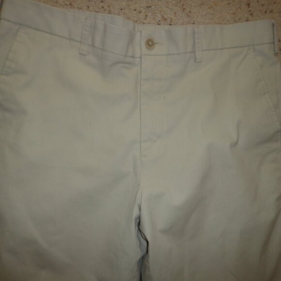 New Croft & Barrow Classic Fit Men's Pants 36X32 Light Khaki Tan Zip/Button - Picture 1 of 11